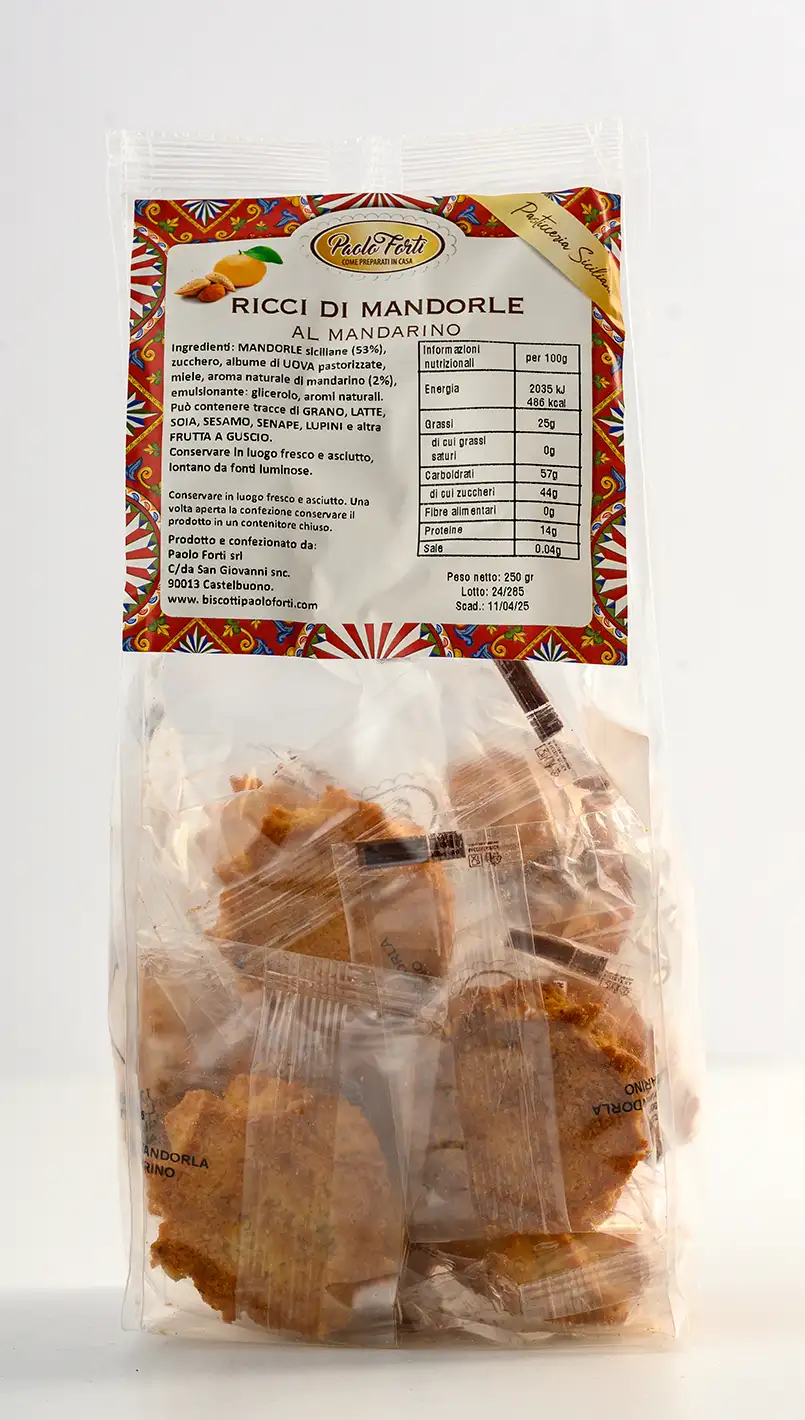 RICCI DI MANDORLE AL MANDARINO